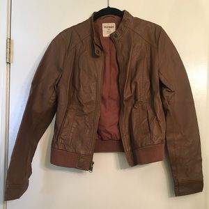 Women’s Old Navy Leather Jacket Small